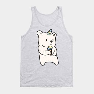 Kawaii Bear Unicorn Tank Top